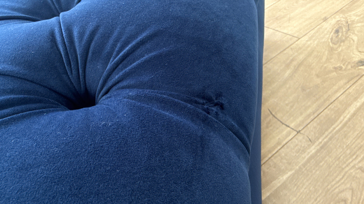 DFS Windsor	Fabric Footstool in Navy