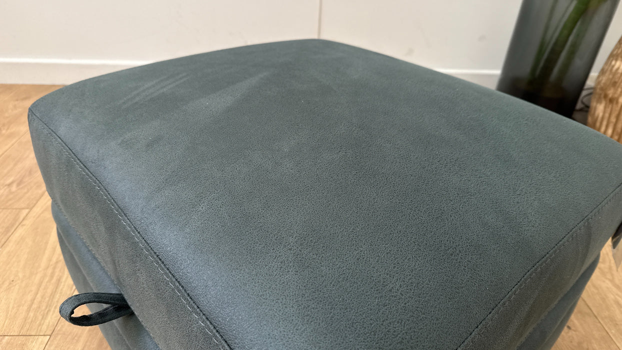 DFS Finton Storage Footstool in Teal