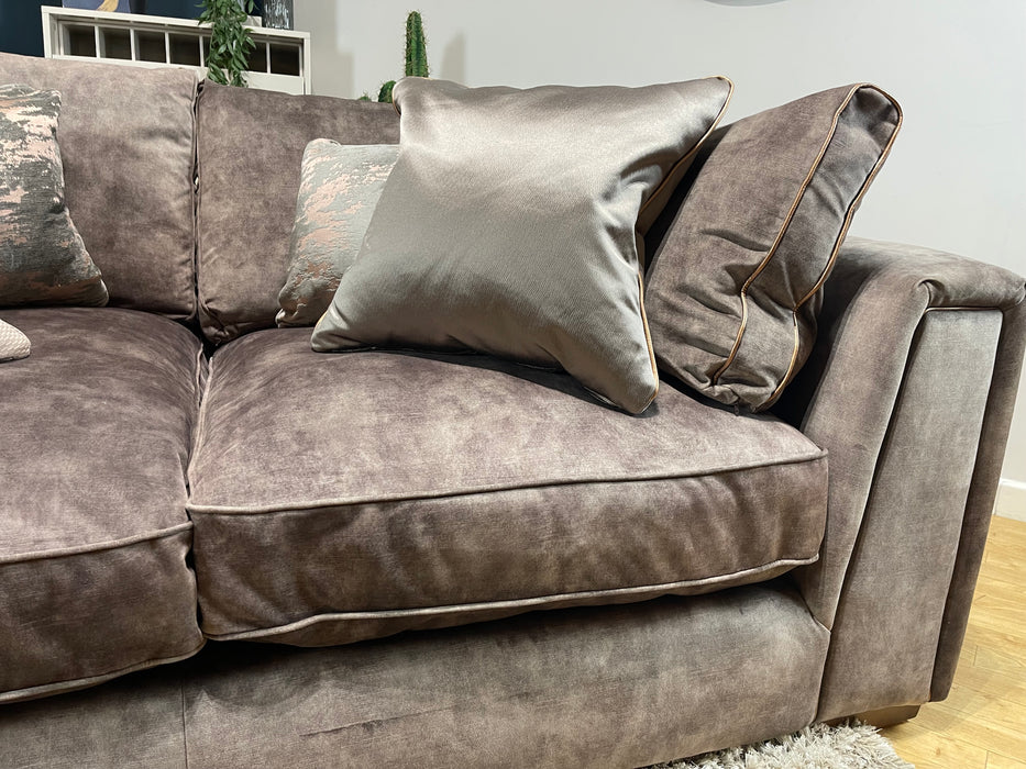 Emperor 2.5 Seater Lucerne Espresso Fabric (WA2)