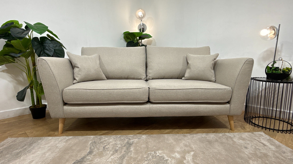 Sofology Keswick Fabric 3 Seater in Bentley Taupe