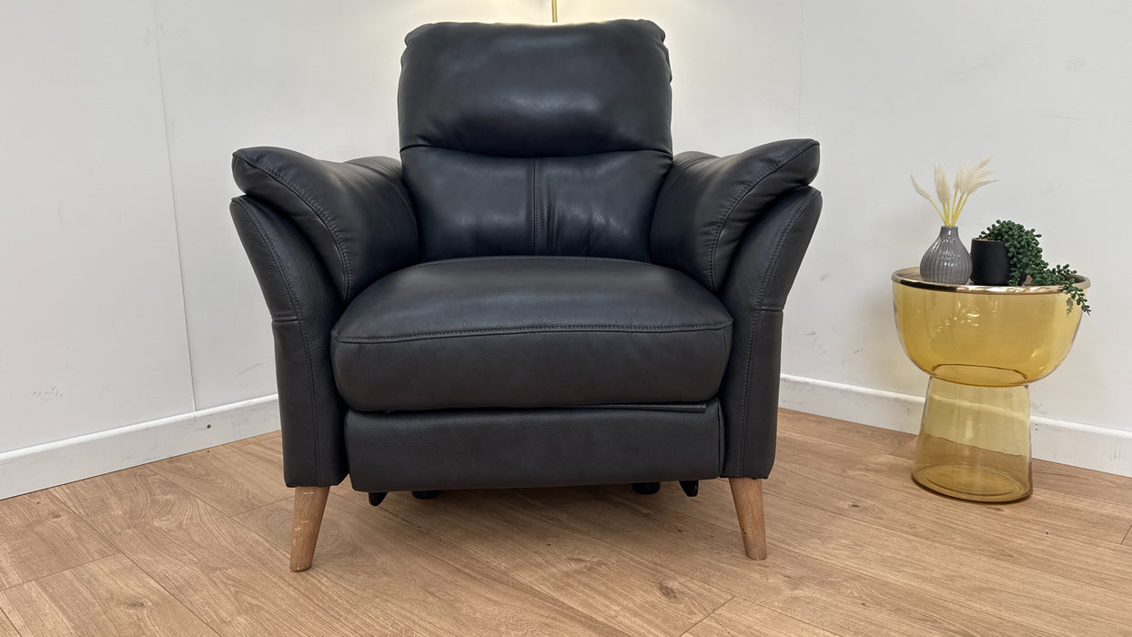 Backley Leather Power Recliner Chair