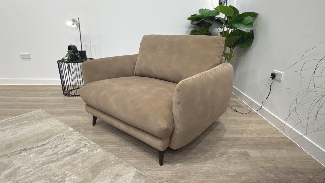 Sofology Adler Fabric Loveseat in Lifestyle Mottled Latte