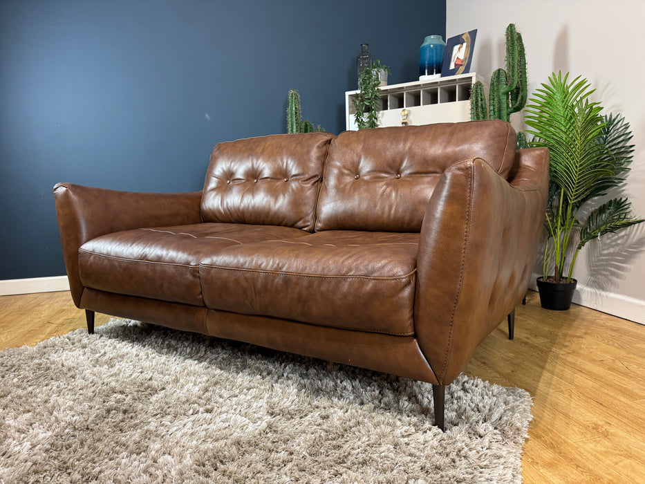 Cordelia Leather 2 Seater Dakota Whiskey (WA2)