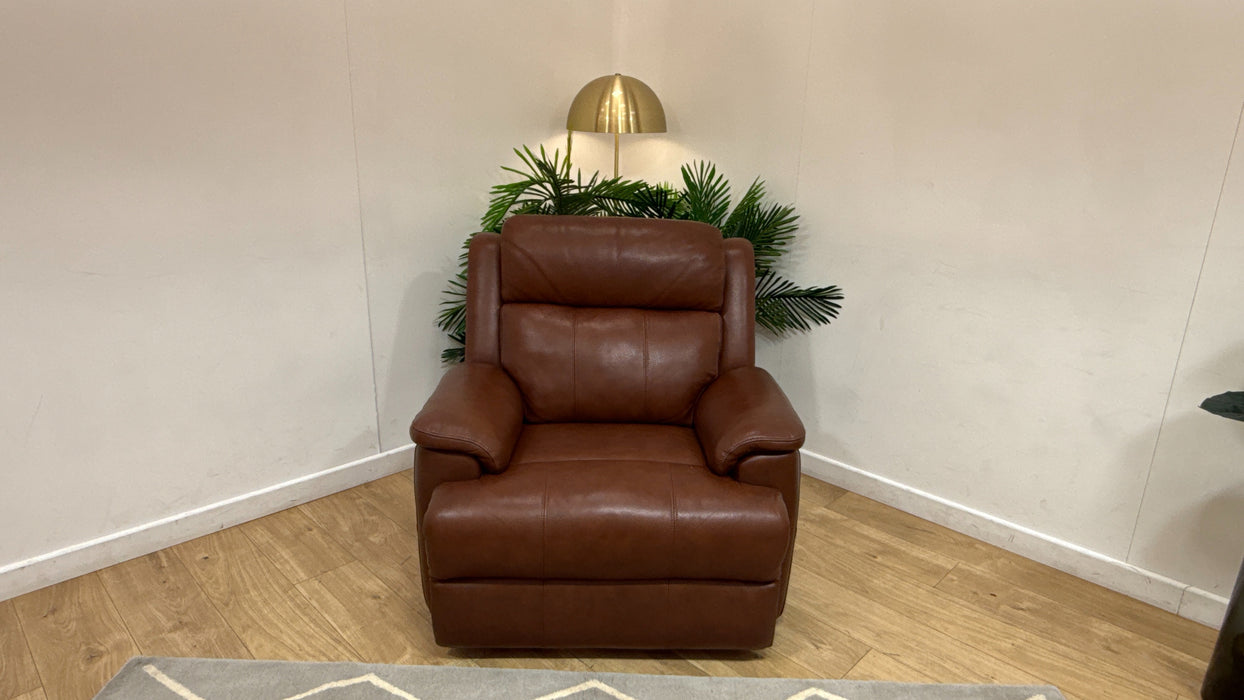 Sofology Gracie Leather Chair in Trusty Sheen Butterscotch
