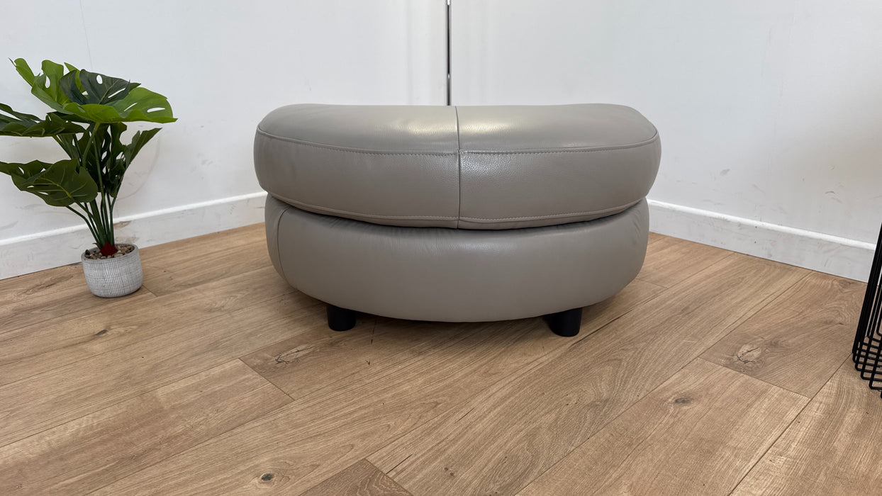 Stage Moon  - Leather half Moon Footstool