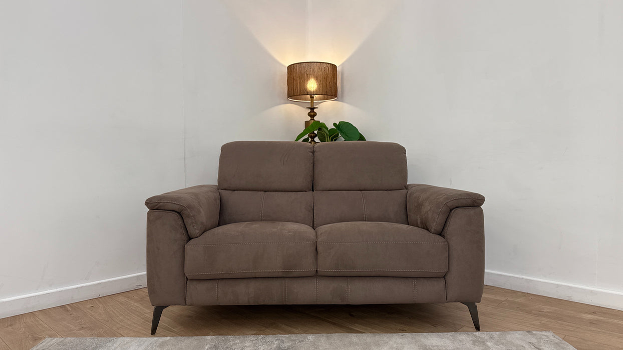 Sofology Illinois Fabric 2 Seater in Lifestyle Textured Cappuccino