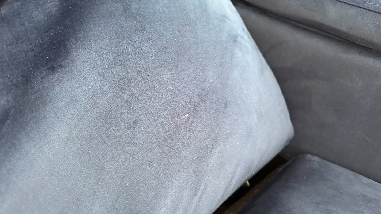 Sofology Renato Fabric 2.5 Seater Console Power Recliner in Heritage Velvet Royal