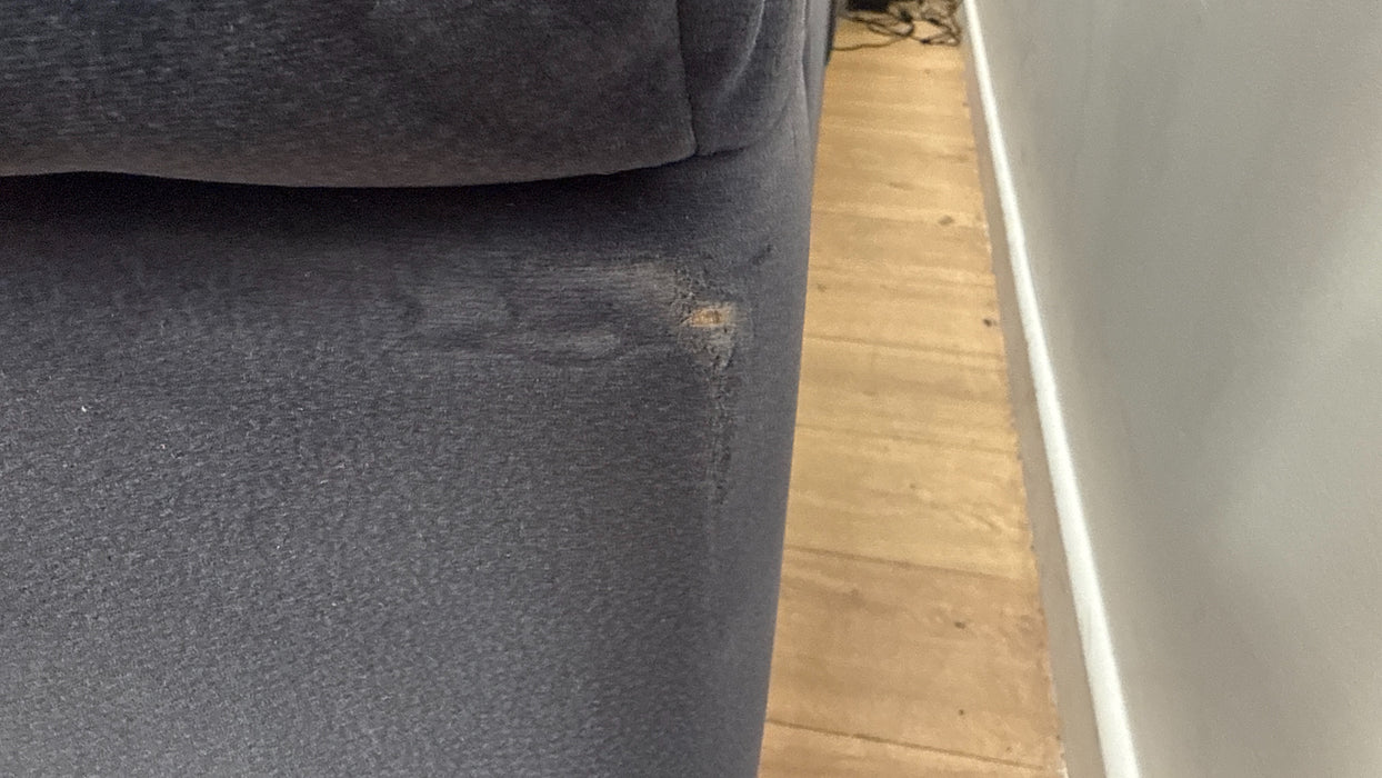 Sofology Illinois Fabric 1 Corner 2 in Lifestyle Mottled Navy Blue