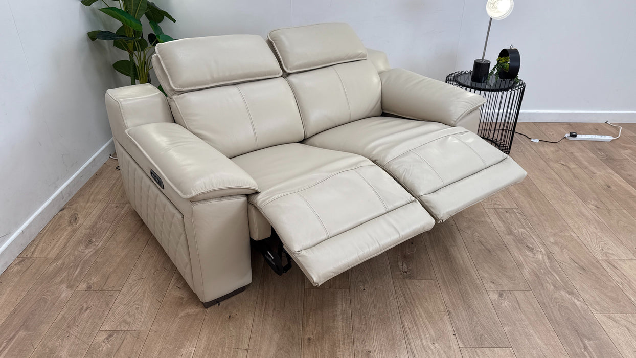 Sofology The Benz 2 Seater Recliner Sofa in Trusty Sheen Bone China