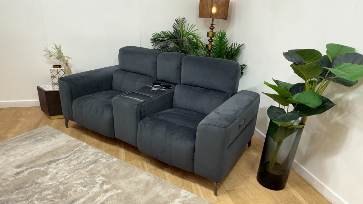 DFS Visionary Large 2 Seater Power Plus Recliner/ Headrest/ Heated Seats