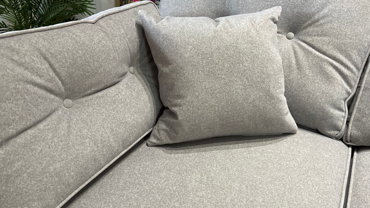 Cricket 2 Seat - Fabric Sofa -  Nordic Silver All Over