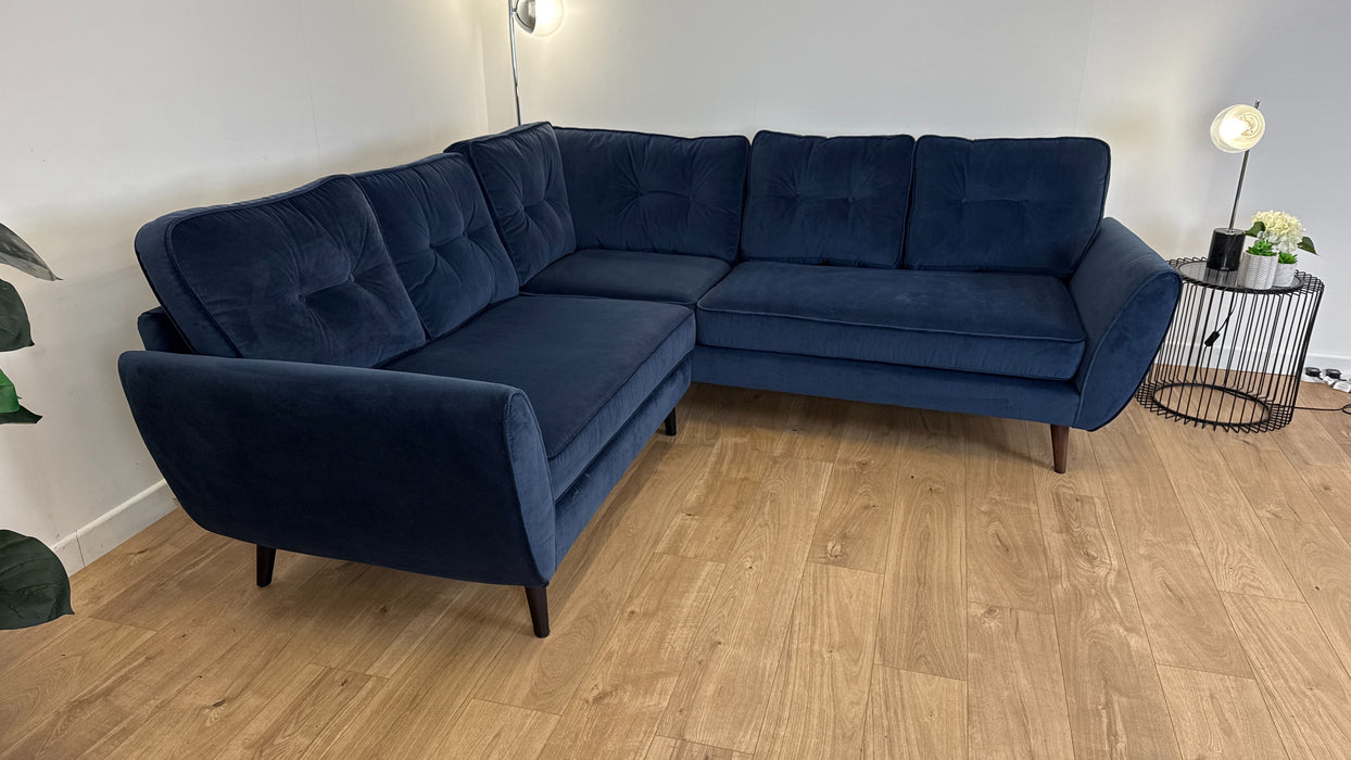 Zinc 2 Corner 2 - Fabric Sofa - Chenille Denim