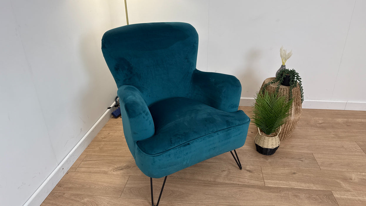 Club Fabric Accent Chair