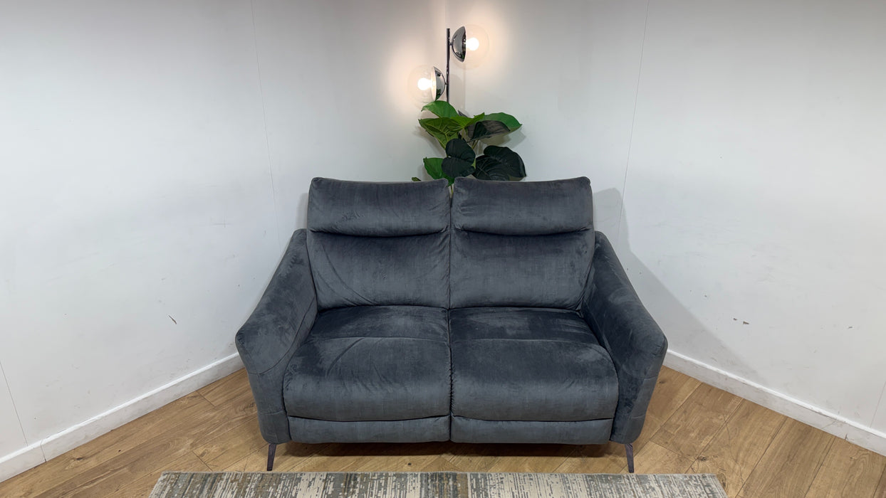 Sofology The Renato Fabric 2 Seater in Heritage Velvet Granite