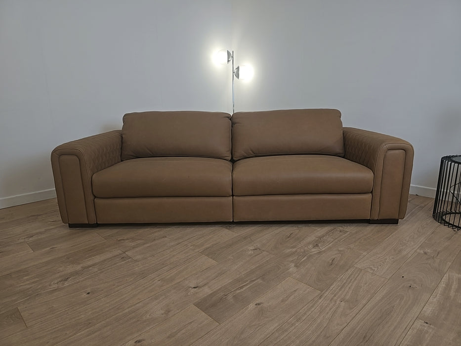 Firenze 4 Seater split - leather nappa tan