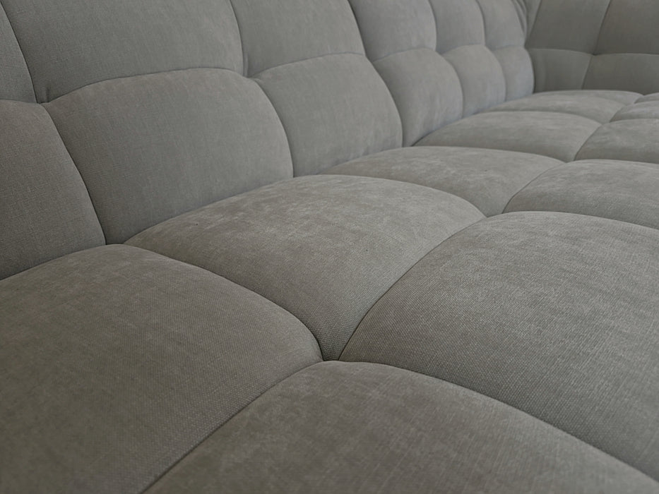 4 Seater split - fabric - Relaxed chenille stone