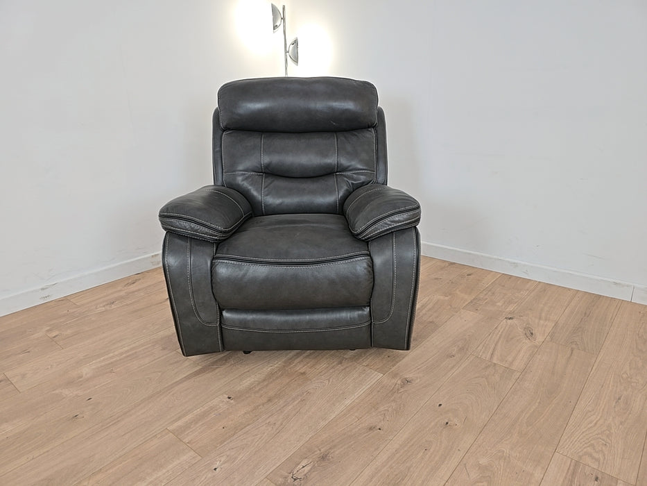 Noah Chair  - Leather Power Recliner  - Graphite