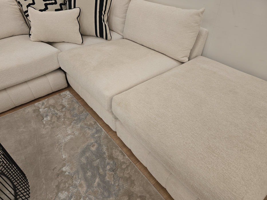 The Westwood Corner Sofa - Fabric -  Soft Boucle Ecru Mix