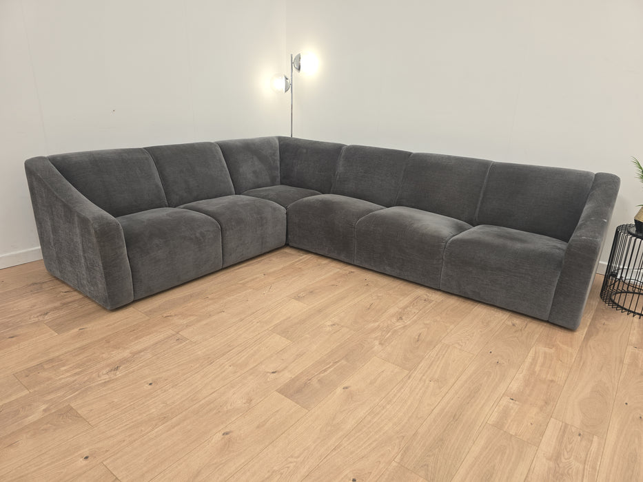 BonBon 2 Corner 3 Sofa - Fabric - Aston Slate