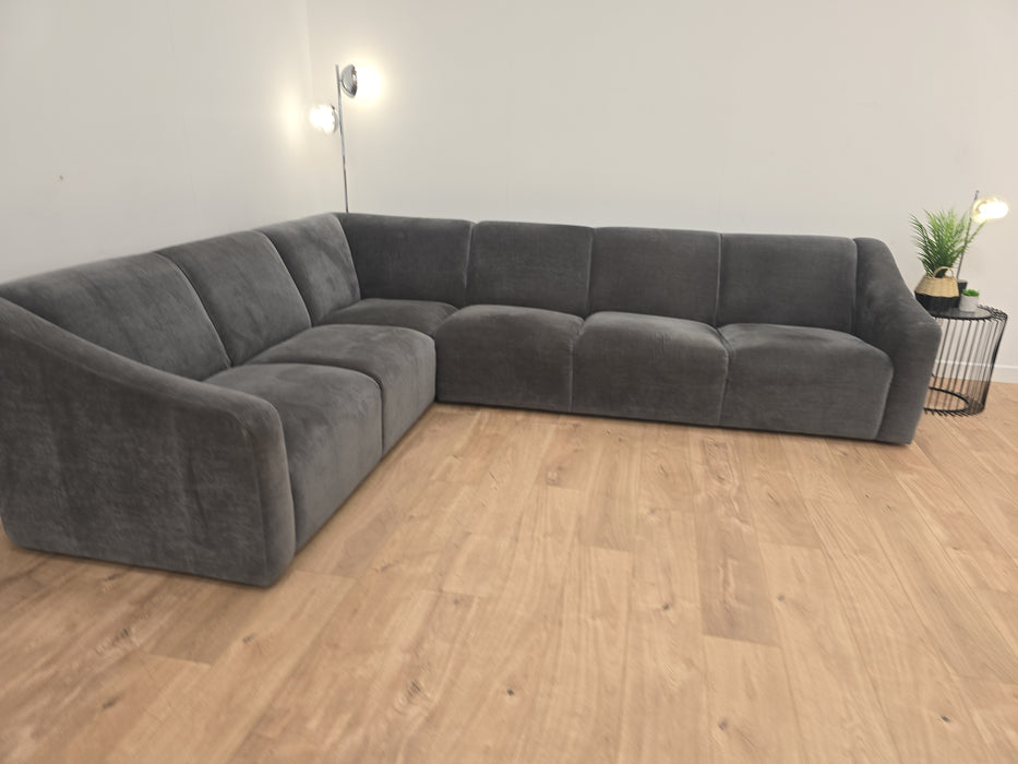 BonBon 2 Corner 3 Sofa - Fabric - Aston Slate