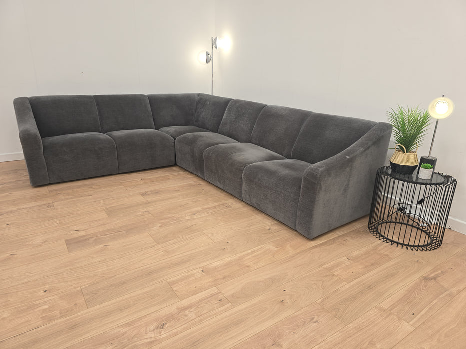 BonBon 2 Corner 3 Sofa - Fabric - Aston Slate