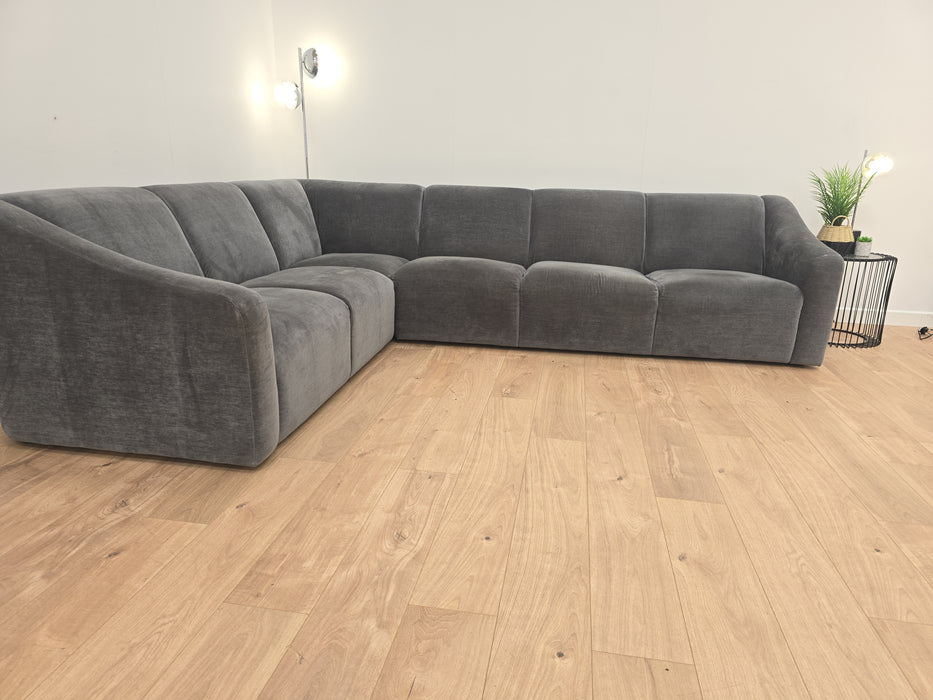 BonBon 2 Corner 3 Sofa - Fabric - Aston Slate