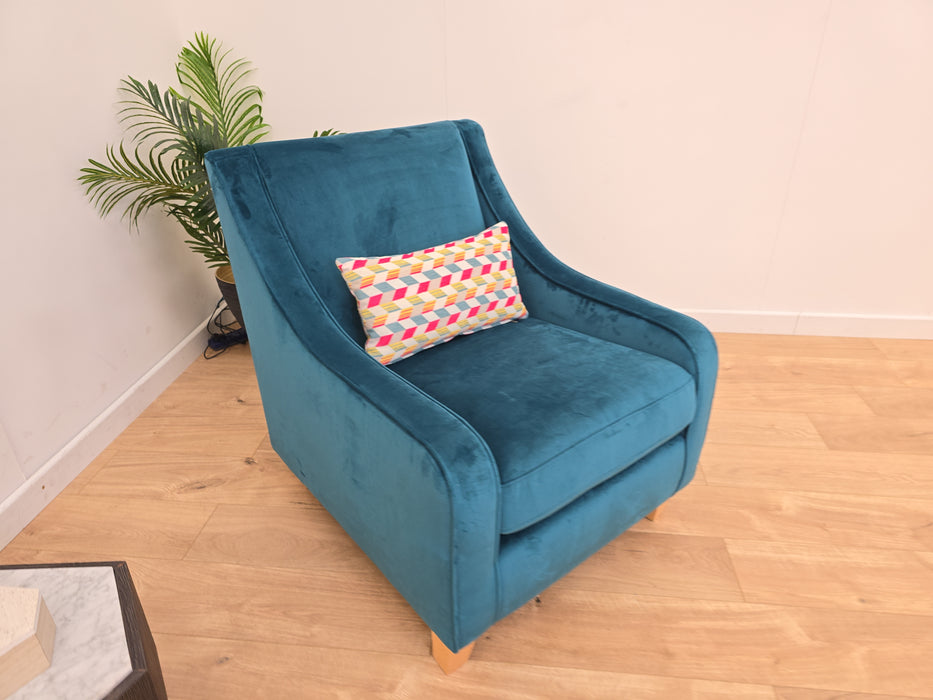 Sophia Chair - Fabric - Velvet Teal