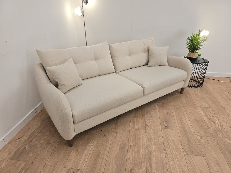 Ambleside 4 Seater Sofa - Fabric - Bentley Natural