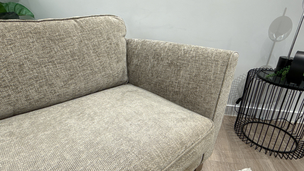 Sofology Canterbury 4 Seater Fabric Sofa in Weave Linen.