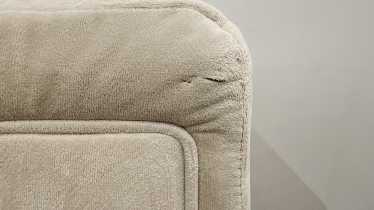 Sofology Fluted Isla Fabric 2 Seater in Velluto Beige