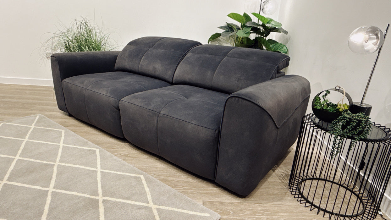 Sofology Riviera Fabric 3 Seater Motion Chaise in Lifestyle Flecked Anthracite
