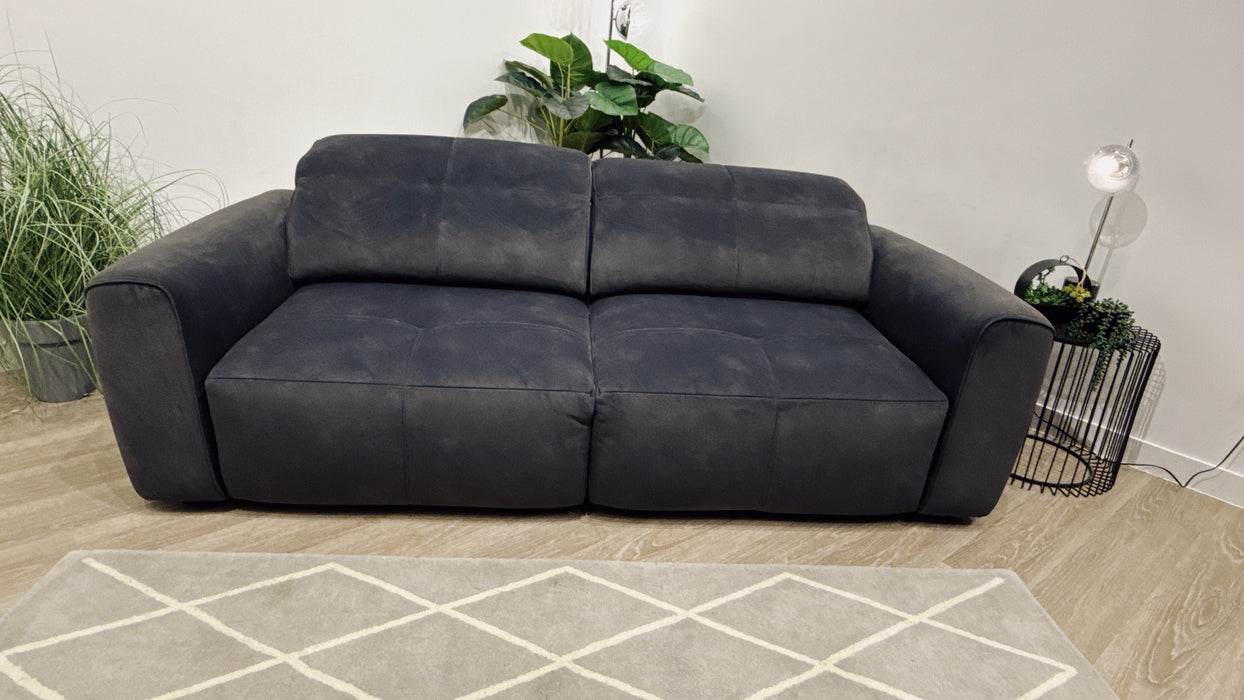 Sofology Riviera Fabric 3 Seater Motion Chaise in Lifestyle Flecked Anthracite