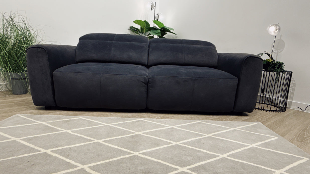 Sofology Riviera Fabric 3 Seater Motion Chaise in Lifestyle Flecked Anthracite