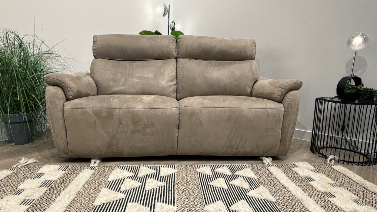 Sofology Parker Fabric 2.5 Seater Power Recliner/Headrest in Lifestyle Plush Nutmeg