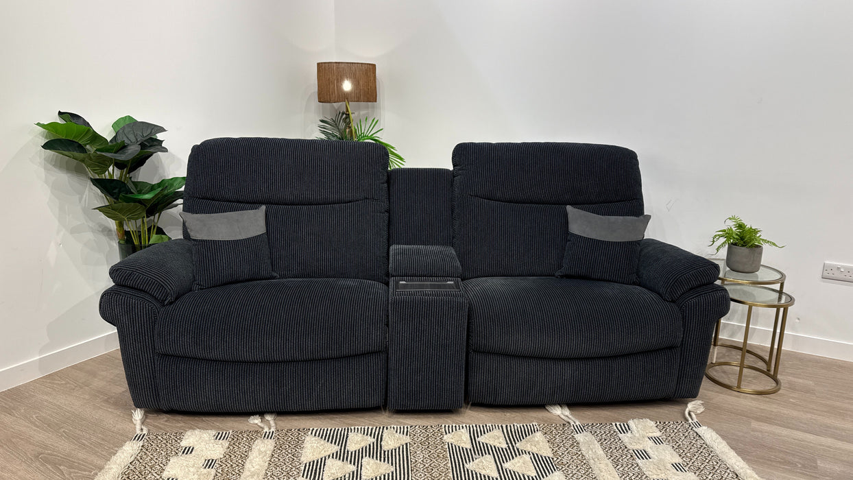 DFS TAMLA 3 SEATER  POWR RECLINER + CONSOLE