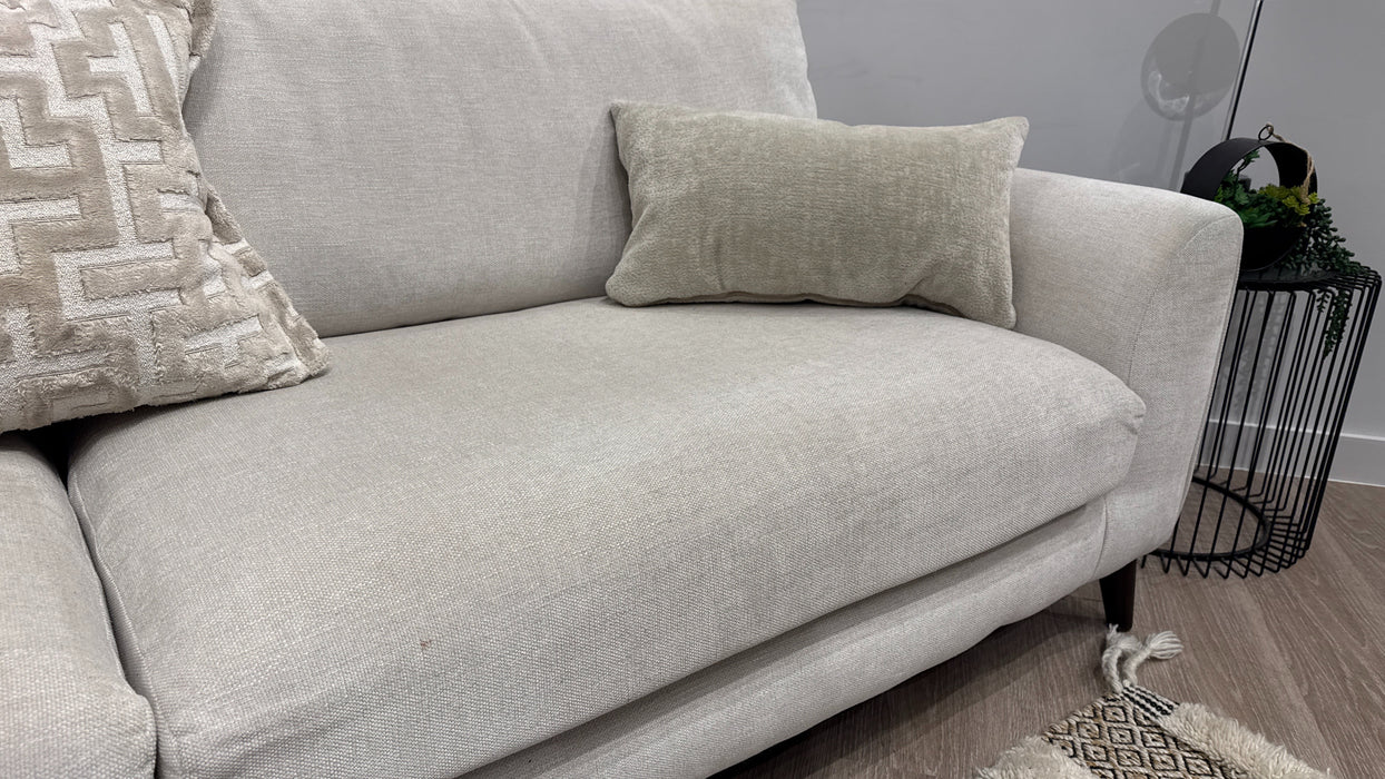 Mayfair 4 Seater Split Fabric Sofa in Chenille Mist Mix