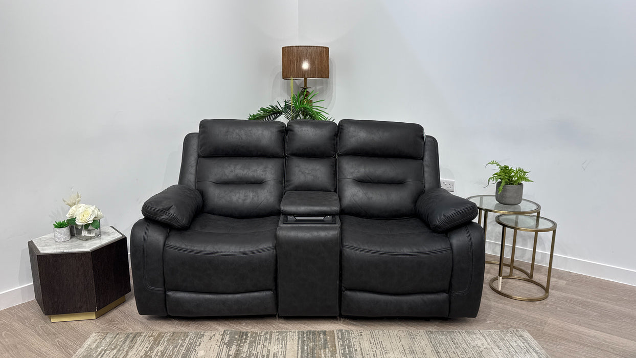 DFS Pierson 2 Seater Music Power Recliner With Console