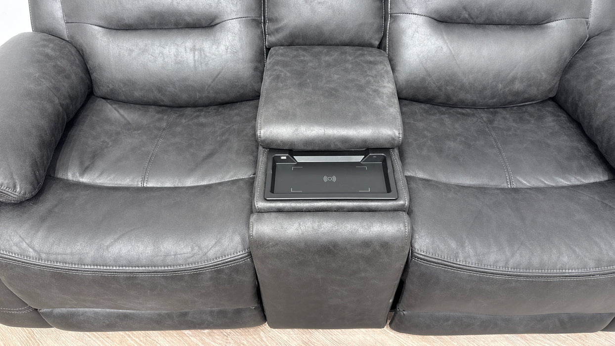 DFS Pierson 2 Seater Music Power Recliner With Console