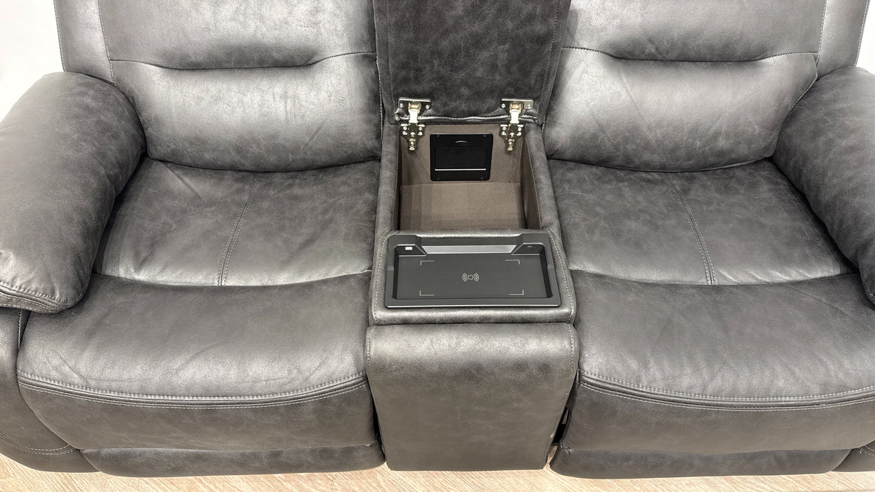 DFS Pierson 2 Seater Music Power Recliner With Console