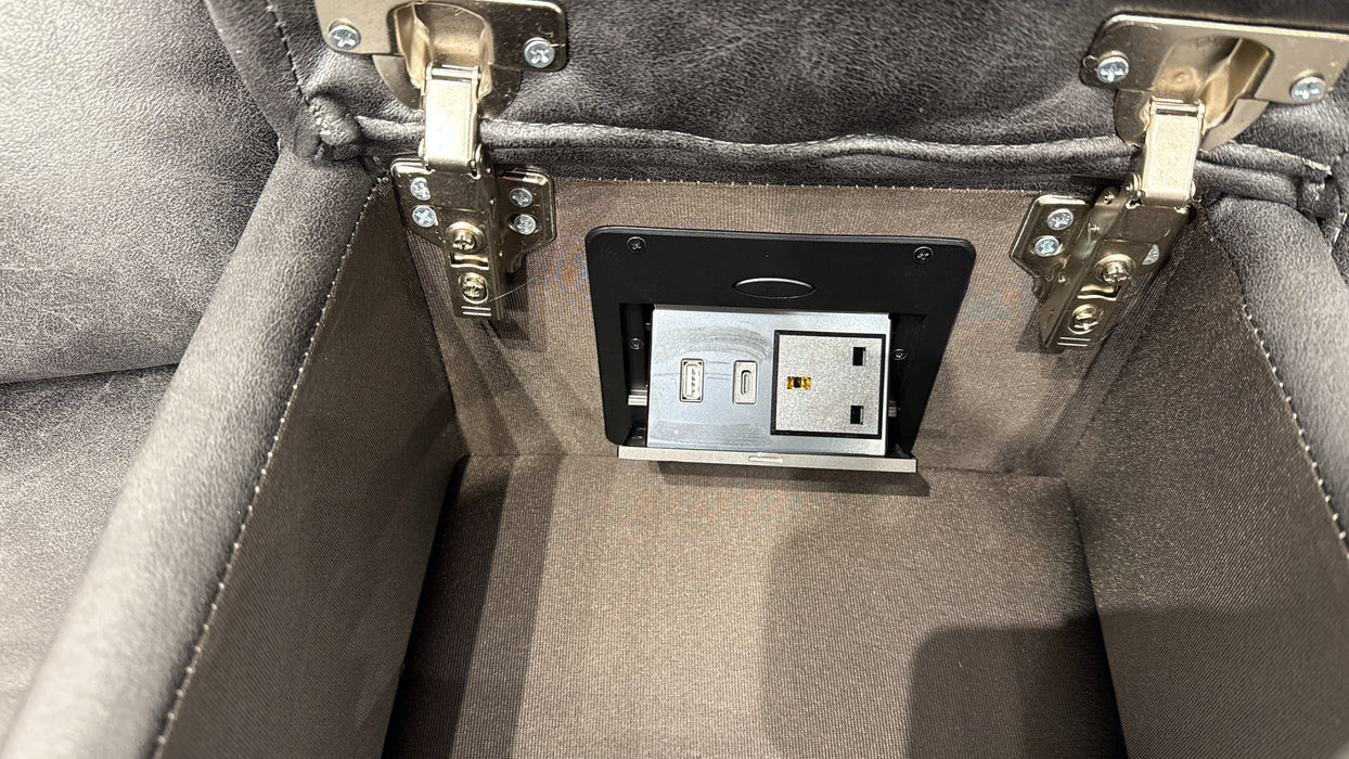 DFS Pierson 2 Seater Music Power Recliner With Console