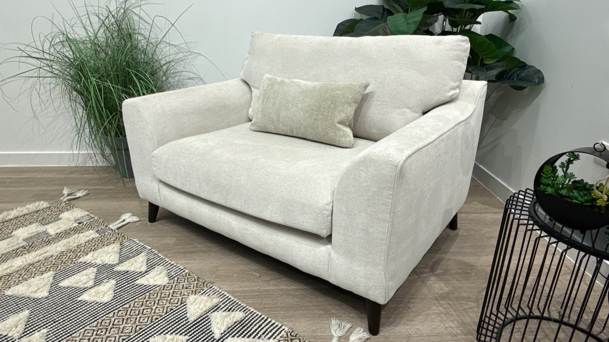 Sofology Mayfair Loveseat in Chenille Mist