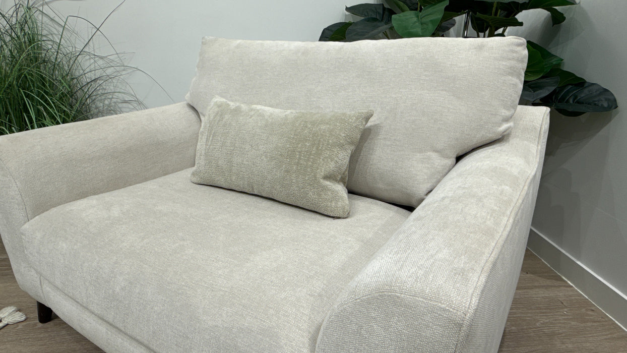 Sofology Mayfair Loveseat in Chenille Mist