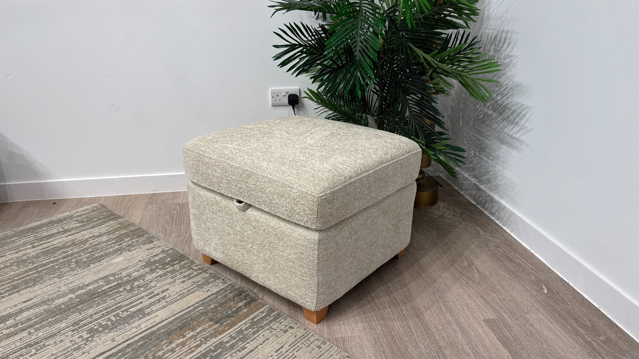 DFS San Mateo Storage Footstool In Oyster