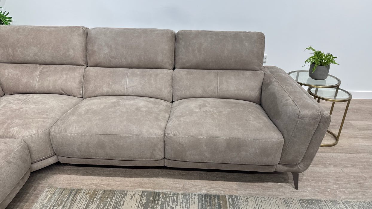 DFS Mateo 2 Corner 1 Power Recliner In Stone