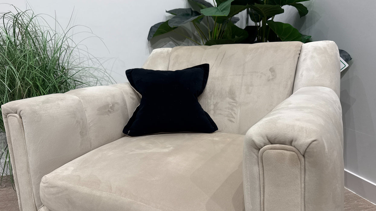 Sofology Ivanna Fabric Chair in Festival Mix Cream/Black