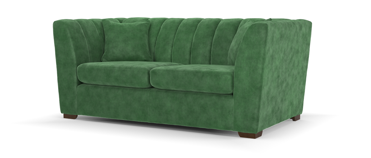 Sofology Downtown Fabric 2 Seater in Moss All Over