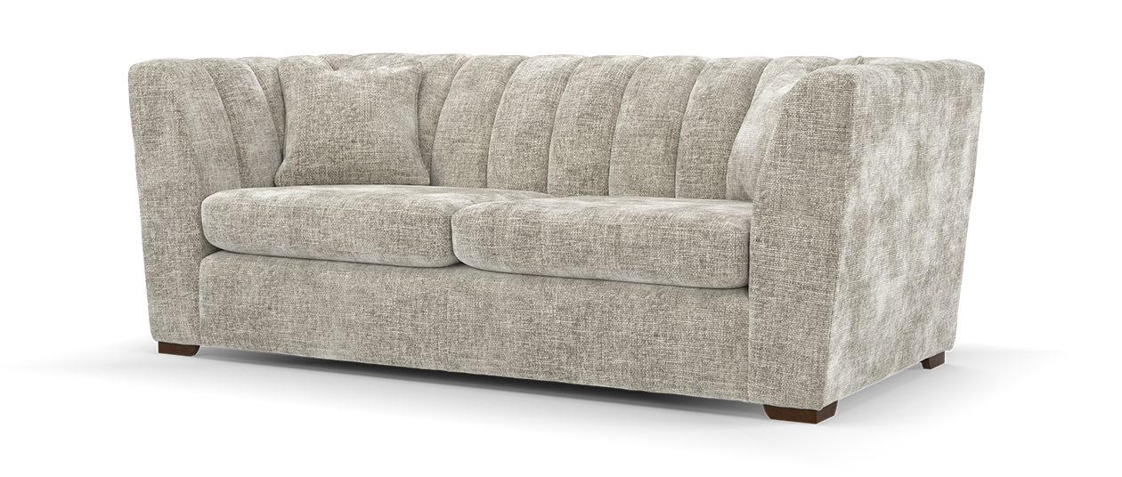 Sofology Downtown Fabric 3  Seater in Linen All Over