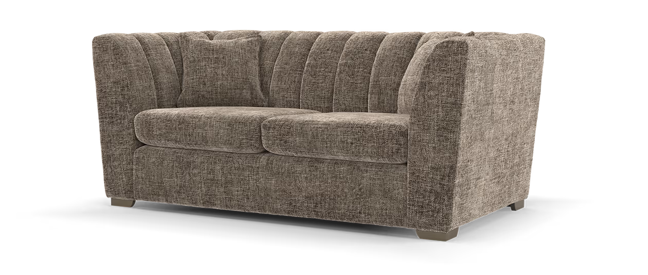 Sofology Downtown Fabric 2 Seater in Mocha All Over