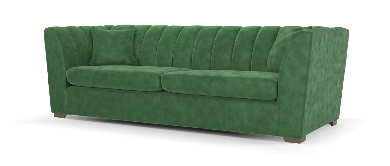 Sofology Downtown Fabric 4 Seater Moss All Over