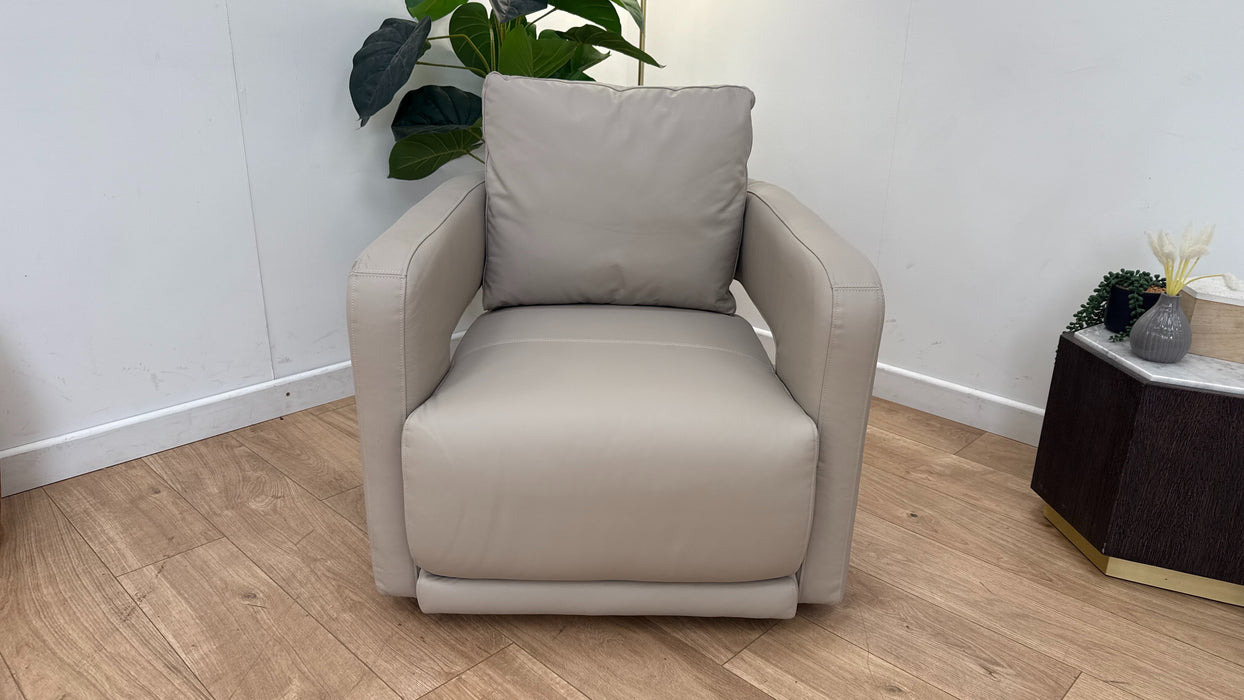 Sofology The Flex Chair in Trusty Matt Leather Stone